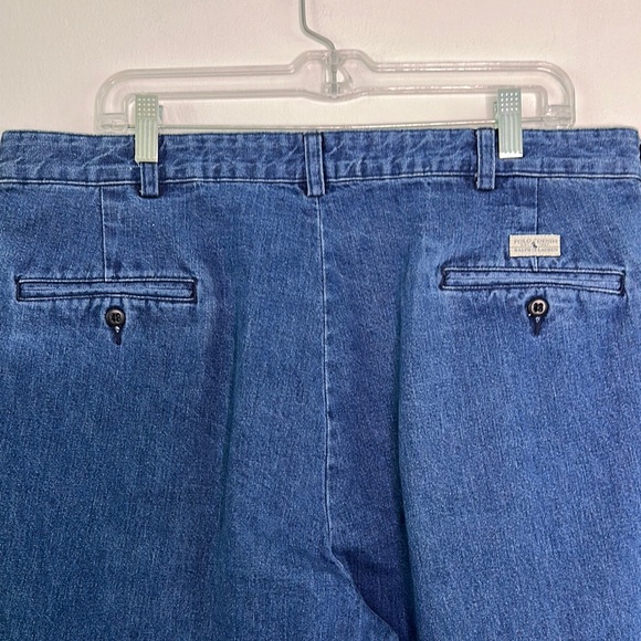 Vintage Polo Ralph Lauren Classic Pleated Chino Jeans - Picture 5 of 10